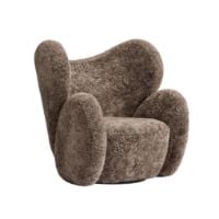 Bild von NORR11 Big Big Chair SH: 41 cm – Schaffell Sahara