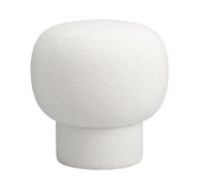 Bild von NORR11 Liège Pouf H: 45,5 cm – Off White 01