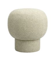 Bild von NORR11 Liège Pouf H: 45,5 cm – Salbei 07 / Barnum Bouclé