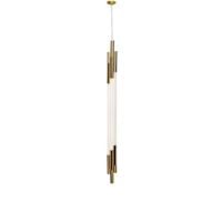 Bild von DCW Editions Mantis ORG 1300 Vertikale Pendelleuchte H: 130 cm – Gold