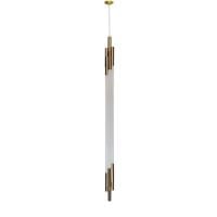 Bild von DCW Editions Mantis ORG 1600 Vertikale Pendelleuchte H: 160 cm – Gold