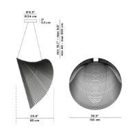 Bild von Luceplan Illan Pendelleuchte Ø: 100 cm - Birke