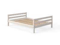 Bild von Flexa Classic Bett 140x200cm - Weiß pigmentiert