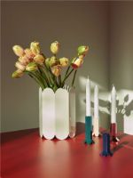 Bild von HAY Arcs Vase H: 25 cm - Weiß OUTLET