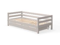 Bild von Flexa Classic Einzelbett mit Schubladen 90 x 200 cm – grau pigmentiert