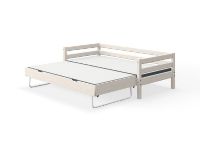 Bild von Flexa Classic Einzelbett mit Gästebett 90 x 200 cm – weiß pigmentiert