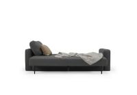 Bild von Innovation Living Black Label ILB 401 Schlafsofa mit Armlehnen 150–200 cm – Mahoga Seal Grey/Matt Black