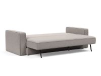 Bild von Innovation Living Black Label ILB 401 Schlafsofa mit Armlehnen 150–200 cm – Corocco Warm Grey/Matt Black