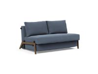 Bild von Innovation Living Black Label ILB 500 Schlafsofa 140–200 cm – Yogia Ozeanblau/Räuchereiche