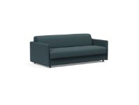 Bild von Innovation Living Black Label ILB 501 Schlafsofa 160–200 cm – Mahagoni Dunkelblau/Schwarzes Holz