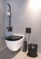 Bild von FROST NOVA2 Toilettenbürste 1 t/Boden H: 41,5 cm – Schwarz gebürstet