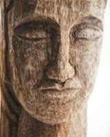 Bild von House Doctor Artwork Mindful H: 36 cm - Natur / Mangoholz OUTLET
