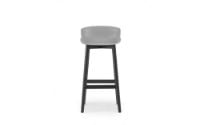 Bild von Normann Copenhagen Hyg Barhocker SH: 75 cm – Grau/Schwarz