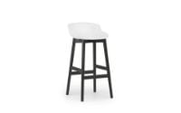 Bild von Normann Copenhagen Hyg Barhocker SH: 75cm - Weiß/Schwarz