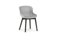 Bild von Normann Copenhagen Hyg Esszimmerstuhl SH: 46 cm – Grau/Schwarze Eiche