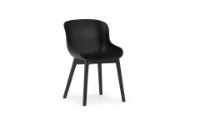 Bild von Normann Copenhagen Hyg Esszimmerstuhl SH: 46 cm – Schwarze Eiche/Schwarz