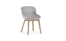 Bild von Normann Copenhagen Hyg Esszimmerstuhl SH: 46 cm – Eiche/Grau