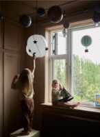 Bild von Nofred Kids Loft-Lampe Twirly mit Magneten Ø: 41 cm – Weiß