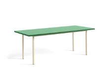 Bild von HAY Zweifarbiger Tisch 200x90 cm – Elfenbeinpulver / Mintgrün