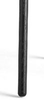 Bild von HAY Neu 12 Esszimmerstuhl gepolstert SH: 46 cm - Soft Black Lacquered Oak/Canvas 446