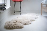 Bild von Natures Collection Teppich aus neuseeländischem Schaffell, lange Wolle, 180 x 60 cm – Elfenbein