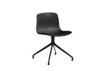 Bild von HAY AAC 10 About A Chair SH: 46 cm – Schwarz pulverbeschichtetes Aluminium/Schwarz