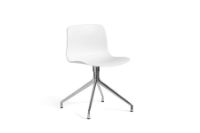 Bild von HAY AAC 10 About A Chair SH: 46 cm – Poliertes Aluminium/Weiß