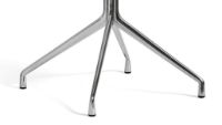 Bild von HAY AAC 10 About A Chair SH: 46 cm – Poliertes Aluminium/Weiß