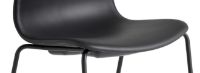 Bild von HAY AAC 17 About A Chair SH: 46 cm – Schwarz pulverbeschichteter Stahl/Sierra SI1001