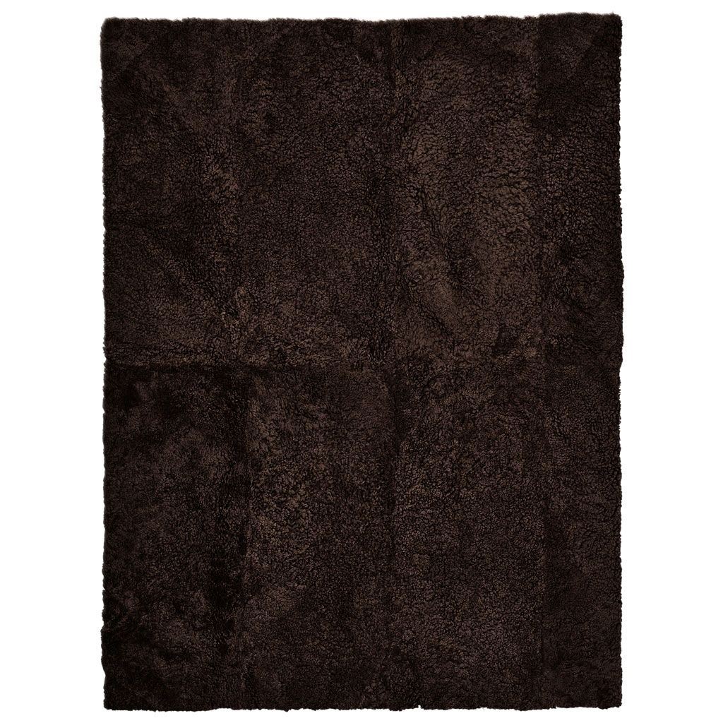 Bild von Natures Collection Design-Teppich aus hochwertigem Schaffell, kurzer Wolle, lockig, 120 x 180 cm – Cappuccino