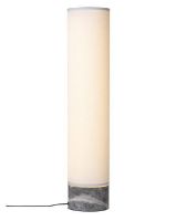 Bild von GUBI Unbound Gulvlampe H: 120 cm Large - White Linnen/Grey Marble 