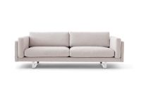 Bild von Erik Jørgensen EJ280 2 Pers. Sofa 100 L: 240 cm – Ton 012/Gebürstetes Chrom