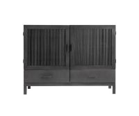 Bild von Muubs Vitrine Dallas 120x90x42 cm - Schwarz