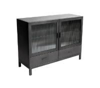 Bild von Muubs Vitrine Dallas 120x90x42 cm - Schwarz