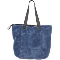 Bild von Natures Collection Norma Shopper Lammwolle 51x42 cm - Blau