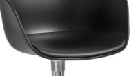 Bild von HAY AAC 20 About A Chair m. Festes Sitzkissen SH: 46 cm – Poliertes Aluminium/Schwarz/Sierra SI1001