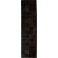 Bild von Natures Collection Premium-Teppich aus brasilianischem Kuhfell, 80 x 300 cm – Schwarz