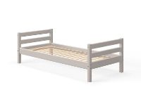 Bild von Flexa Classic Einzelbett 90x200cm - Grau pigmentiert