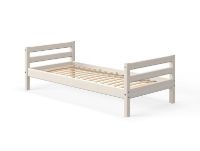 Bild von Flexa Classic Einzelbett 90x200cm - Weiß pigmentiert