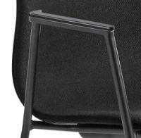 Bild von HAY AAC 19 About A Chair SH: 46 cm – Schwarz pulverbeschichteter Stahl/Steelcut 190