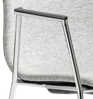 Bild von HAY AAC 19 About A Chair SH: 46 cm – Verchromter Stahl/Hallingdal 116