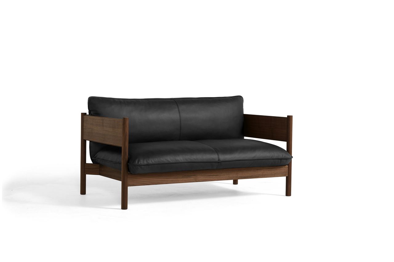 Bild von HAY Arbor Club Sofa B: 150 cm – Nevada NV0500S / geölter, gewachster massiver Walnuss