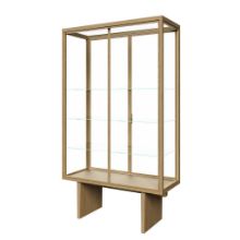 Bild von GUBI Private Vitrine H: 191 cm – Hell gebeizte Eiche/Transparentes Glas