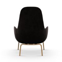 Bild von Normann Copenhagen Era Lounge Chair High Oak SH: 40 cm – City Velvet Vol 2 / 095