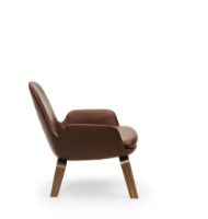 Bild von Normann Copenhagen Era Lounge Chair Low Walnuss SH: 40 cm - Ultra Leder / Cognac 41598