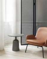 Bild von Normann Copenhagen Era Lounge Chair Low Walnuss SH: 40 cm - Ultra Leder / Cognac 41598