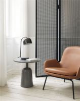 Bild von Normann Copenhagen Era Lounge Chair Low Steel SH: 40 cm – City Velvet Vol 2 / 077