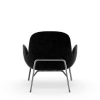 Bild von Normann Copenhagen Era Lounge Chair Low Chrome SH: 40 cm – City Velvet Vol 2 / 099