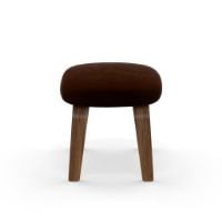 Bild von Normann Copenhagen Era Fußhocker Walnuss H: 39 cm - City Velvet Vol 2 / 021