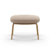 Bild von Normann Copenhagen Era Fußhocker Eiche H: 39 cm – City Velvet Vol 2 / 070